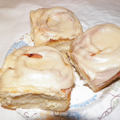 Cinnamon Rolls with Caramel Frosting